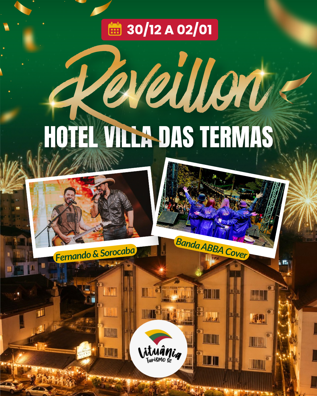 Réveillon Hotel Villa das Termas 